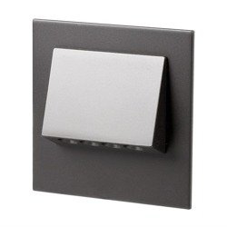LED Navi felszíni lámpatest kerettel 14V DC, fekete, melegfehér 11-111-62 Ledix Zamel