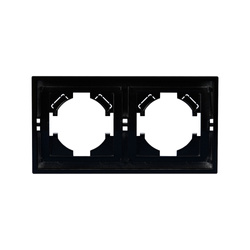 2-es ABS keret fekete, iZi ViPlast sorozat