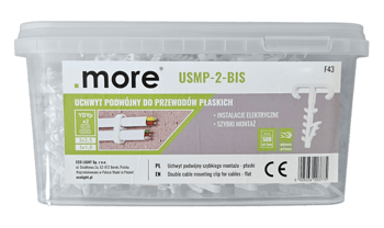 USMP-2-BIS dupla kábeltartó vödör (500 db) M20377 Eco Light