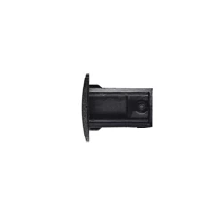 Fedő sapka 3 áramkörös gyűjtősínhez fekete színű Kobi