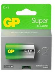 2x lúgos elem LR20 D GP Super Alkaline, GPPCA13AS130