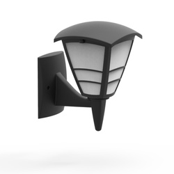 YONCA 2 E27 IP44 fekete kerti fali lámpa 400.010.133 HOROZ