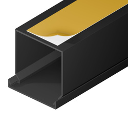 Kábeltálca öntapadó 40x40 (2m) Sötét Antracit EDO777767