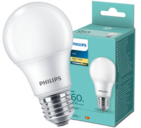 LED izzó 60W A60 E27 WW 230V FR ND 1PF/6 DISC