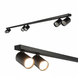 6 pontos spot mennyezeti lámpa MALGA 6 LINE BLACK IP20 6xGU10 220–240 V fekete EDO777872 EDO Solutions