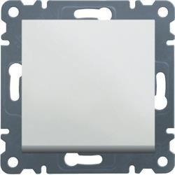 HAGER LUMINA WL0030 KERESZTKAPCSOLÓ (107), FEHÉR BURKOLATTAL, KERET NÉLKÜL, SÜLLYESZTETT, RUGÓS BEKÖTÉS, 10A 250V IP20 (IP44 531884 TÖMÍTŐKÉSZLETTEL, KÜLÖN RENDELHETŐ)