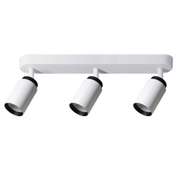 MALGA 3 DUO hármas mennyezeti spotlámpa sín IP20 3xGU10 220–240V fehér-fekete EDO777866 EDO Solutions