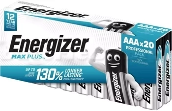 Alkáli elem AAA MAX PLUS Energizer R3 LR03 1.5V (20 db-os csomag)