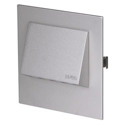 LED Navi beépíthető lámpatest kerettel 14V DC, alumínium színű, hidegfehér 11-211-11 Ledix Zamel