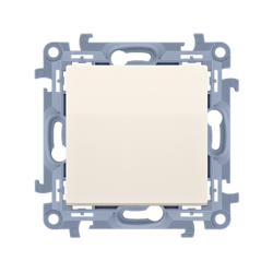 Egypólusú kapcsoló (modul) 10AX 250V krémszínű Simon 10