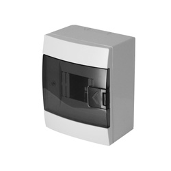 HOROZ felszíni 4 modulos kapcsolótábla füstös fehér