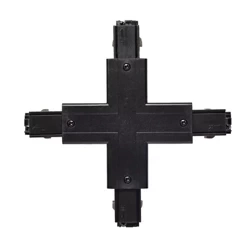 Buszcsatlakozó 3 áramkörös kapcsoló "X" külső fekete Kobi