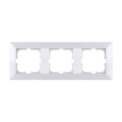 Hármas keret Fehér O103/01E EXEN (Odak)