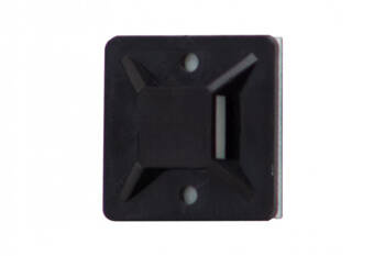Rögzítő elem kábelkötegelőhöz 19x19 mm fekete op.100 db. F-electro