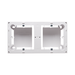 Felületre szerelhető doboz (31mm) dupla fehér Simon Basic MPN2/11