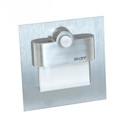 Tango LED PIR 120 lámpatest mozgásérzékelővel 3000K rozsdamentes acél 230V AC mozgásérzékelős lámpa Skoff MM-TAN-K-H