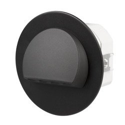 LED Rubi beépíthető 230V AC, fekete színű, semleges fehér 09-221-67 Ledix Zamel