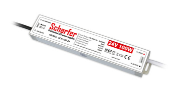 Hermetikus tápegység 100W 24V IP67 4.17A univerzális Scharfer SCH-100-24