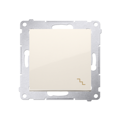 Simon 54 Premium Krém lépcsőkapcsoló (moduláris) X csavaros csatlakozók, DW6A.01/41