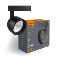 LED fény magnethorgony út rendszerhez, vékony típus, 18W, 4000K, semleges fehér, 1700lm, fekete VL-TRMS-LA78B