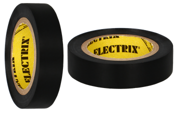 PVC elektromos szigetelő szalag 15mm x 10m vízálló Anticor 211 fekete