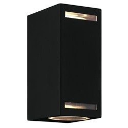 Kétirányú négyzet alakú kerti homlokzati lámpa, Forest 2xGU10 D Struhm