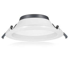 Mistic Lighting łazienkowa oprawa sufitowa LED Ecoeye 40W 3880lm 4000K biały mat wpuszczana IP44 MSTC-05411300