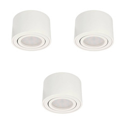 3x ZALDA OV fehér IP20 EDO777451 + 3x GARI LED INSERT 4,8W 3000K EDO777639, EDO Solutions