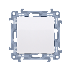 Piktogram nélküli nyomógomb (modul) 10AX 250V fehér Simon 10