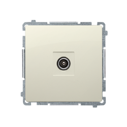 Szimpla antenna kimeneti aljzat (modul), bézs (helyettesíti a BMAK1.01/..) Kontakt Simon BMAK3.01/12