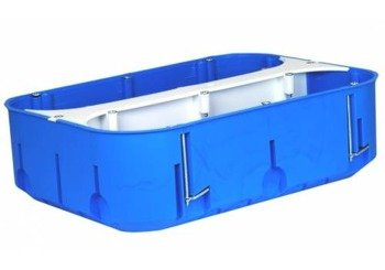 Doboz üreges falakhoz, gipszkarton 6 x fi 60 mm mély, 6-szoros MULTIBOX Simet P6x60D