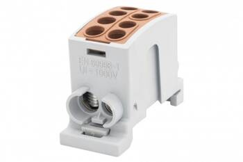 Terminál HLK 100A-2 (1x25,1x16 / 1x25,1x16)-barna F-elektro