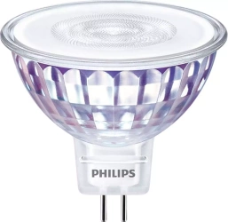 LED izzó MR16 GU5.3 7W =50W 2700K meleg 621lm 36fok 12V Philips