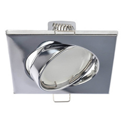 VIERA Chrome IP20 négyzet alakú négyzet alakú süllyesztett mennyezeti spot lámpatest EDO777305 Edo Solutions