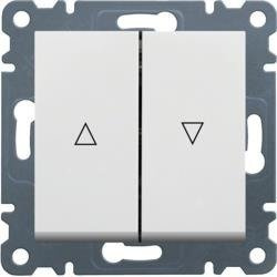 HAGER LUMINA WL0320 REDŐNYNYOMÓ, FEHÉR BURKOLATTAL, KERET NÉLKÜL, SÜLLYESZTETT, RUGÓS BEKÖTÉS, 10A 250V IP20 (IP44 531884 TÖMÍTŐKÉSZLETTEL, KÜLÖN RENDELHETŐ)