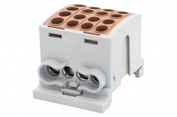 Terminál HLK 100A-4 (1x25.3x16 / 1x25.3x16)-barna F-elektro