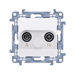 Antenna aljzat R-TV átmenő 10 dB (modul) fehér Simon 10