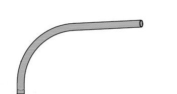 Egykaros hajlított WGS 1/1,5/10 180st világító oszlopokhoz