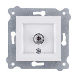 SAT aljzat szűrővel, F-típusú csatlakozóval Fehér 262/01E EXEN