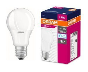 E27 Led Izzó, 9W (60W), Hideg Fény, 806 Lm, A +, Osram