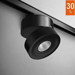 QRLED mozgó sávos reflektor 6.5W 4000K matt fekete Aqform