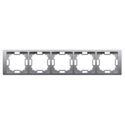 5 irányú keret Neos univerzális vízszintes és függőleges acél inox Simon Basic BMRC5/21