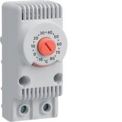 HAGER FL259Z TERMOSZTÁT VENTILÁTORHOZ, 1NY, 10A-230V AC, -10…+80°C 29X68X45MM, IP20