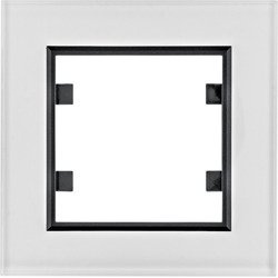 HAGER LUMINA PASSION WL9010 1-ES FEHÉR ÜVEG KERET