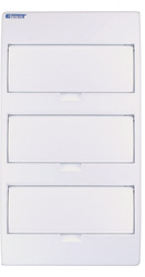 S36 MODULÁRIS PANEL SÜLLYESZTETT BEÉPÍTÉSŰ IP40 FEHÉR BURKOLATTAL N+PE