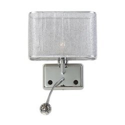 Zuma Line Blink Wall W0173-02A-F4B3 ezüst színű fali lámpa konzolos konzolos lámpával