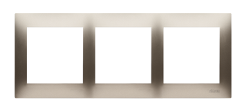 Simon 54 Premium arany 3 irányú univerzális keret IP20/IP44, DR3/44