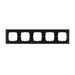 5gang keret EXEN fekete metál O105/14E EXEN (Odak)