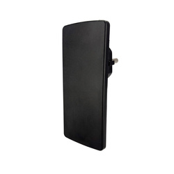 Lapos UNI-SCHUKO dugó, ultravékony, mozgó érintkezővel, fekete | NX1130