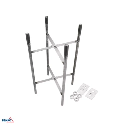 Alapcsavar világítóoszlophoz 160x160mm Bemko